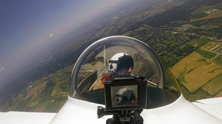 how to mount an action camera to an airplane?