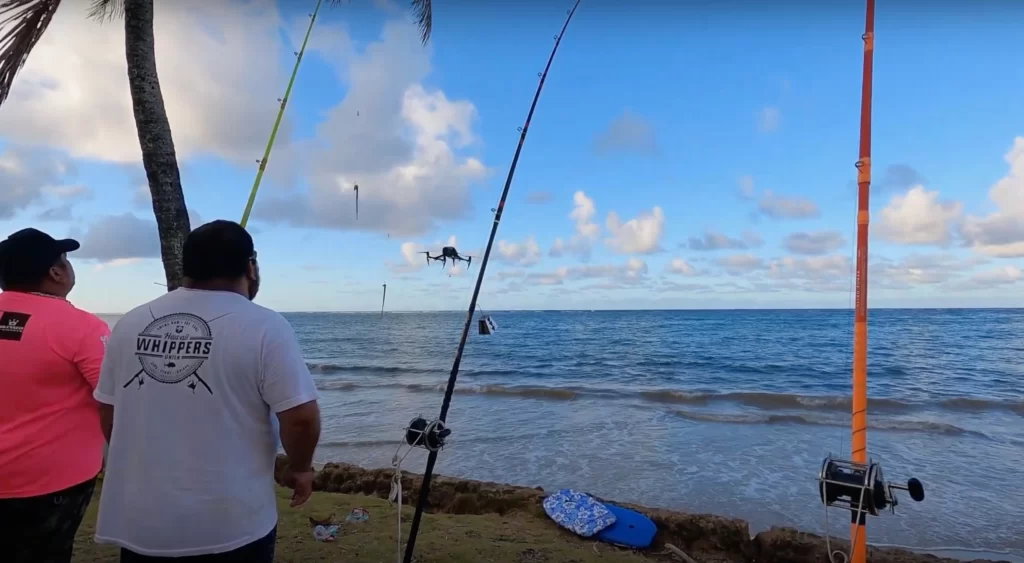 fishing with a dji action camera