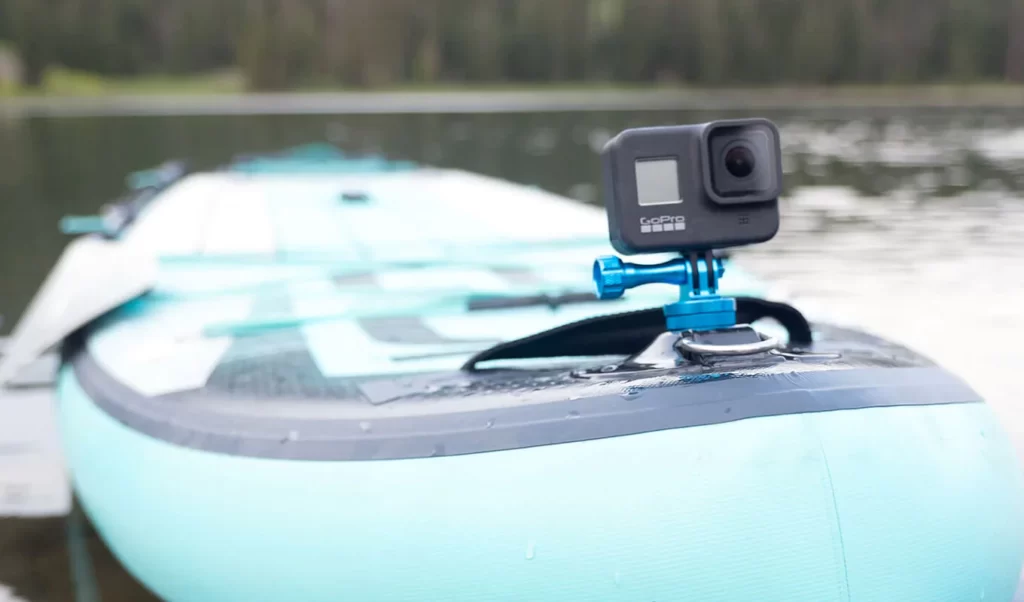 mounting gopro onto a fishing boat
