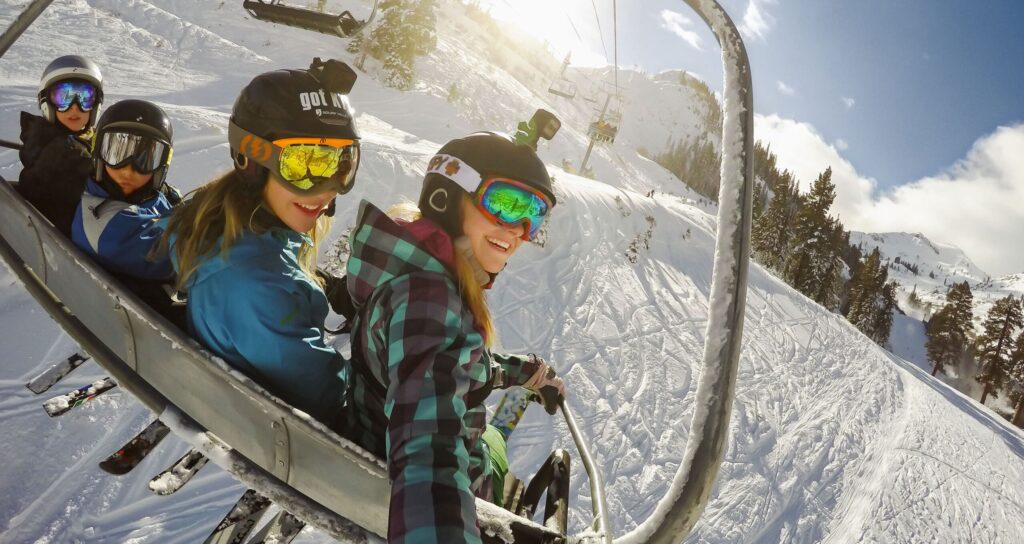 safety tips for skiing with a gopro